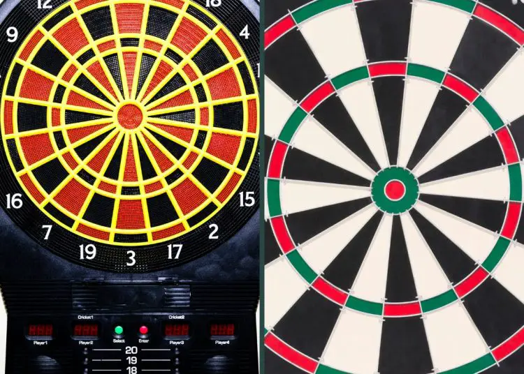 Distance réglementaire et hauteur de cible de fléchettes Le jeu de Fléchettes