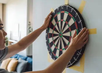 Peut-on accrocher une cible de fléchettes avec des bandes Command ? 11 Peut-on accrocher une cible de fléchettes avec des bandes Command?
